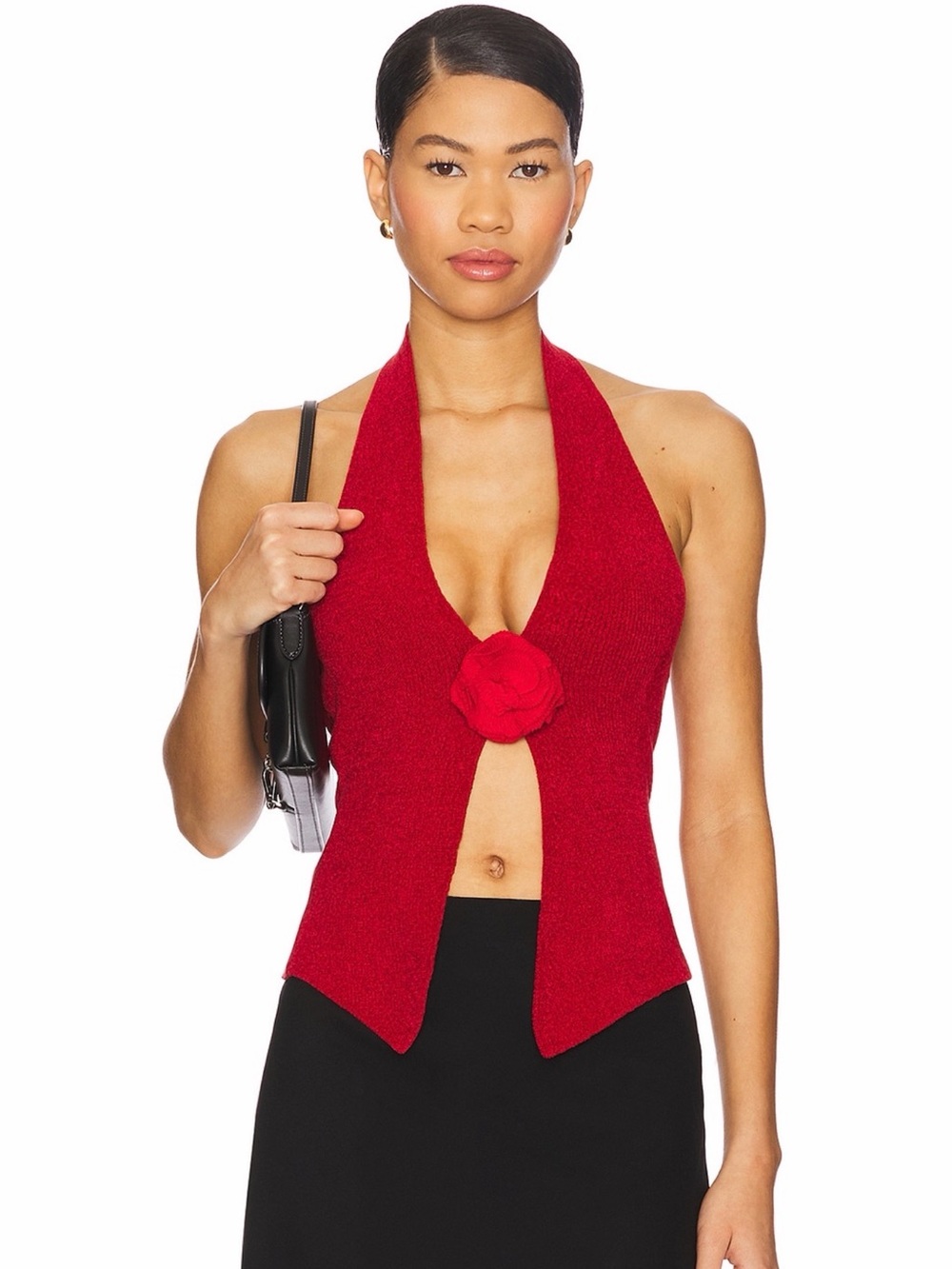 WITH JEAN ROSE TOP SZ SMALL